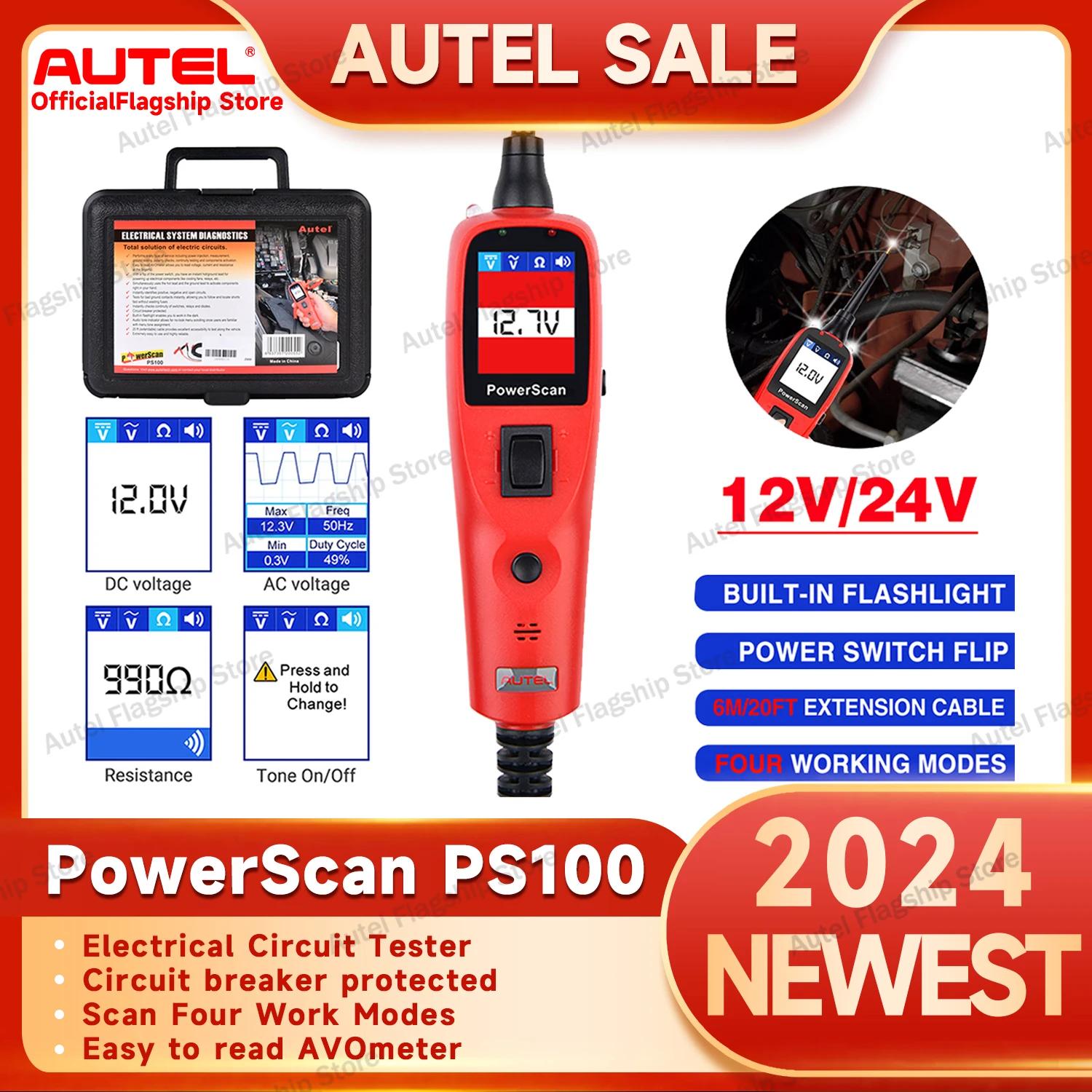 Autel PowerScan PS100  ý  , ȸ AVOmeter ׽,  , 4  ۾ , 2024 ֽ